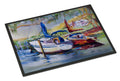 Lucky Dream Sailboat Doormat Indoor Outdoor 24H X 36W Front Door Mat Rugs for Entryway, Non Slip Washable Low Pile,