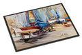On the Hill Sailboats Doormat Indoor Outdoor 18H X 27W Front Door Mat Rugs for Entryway, Non Slip Washable