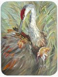 Sandhill Crane with baby Cutting Board Tempered Glass Kitchen Cutting Surface, Heat Resistant Chopping, Non-Slip Feet, Food Prep & Serving