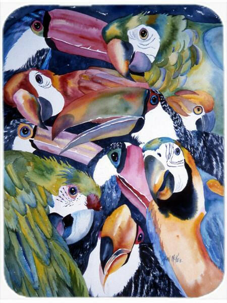 Parrots Mouse Pad, Heat Resistant Trivet Hot Pad , Non Slip Rubber Desk Mat, Kitchen Counter Protector, Home Office Decor Gift