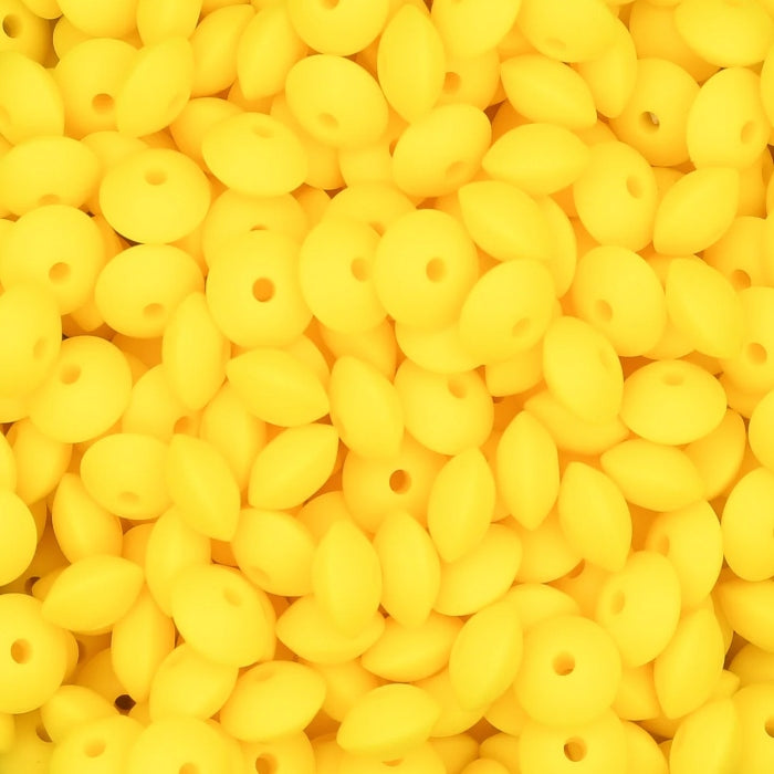(DISCONTINUED) #204 12MM LENTIL LEMON DROP (1ct)