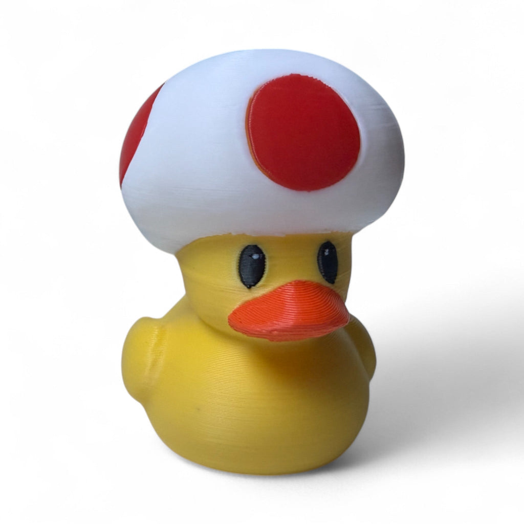 Mushroom Duck – Whimsical Red Cap Duck for Collectors & Off Road Lovers