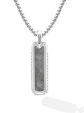 Meteorite Column Pendant Necklace