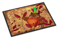 Hootie Fall Owl Doormat Indoor Outdoor 18H X 27W Front Door Mat Rugs for Entryway, Non Slip Washable