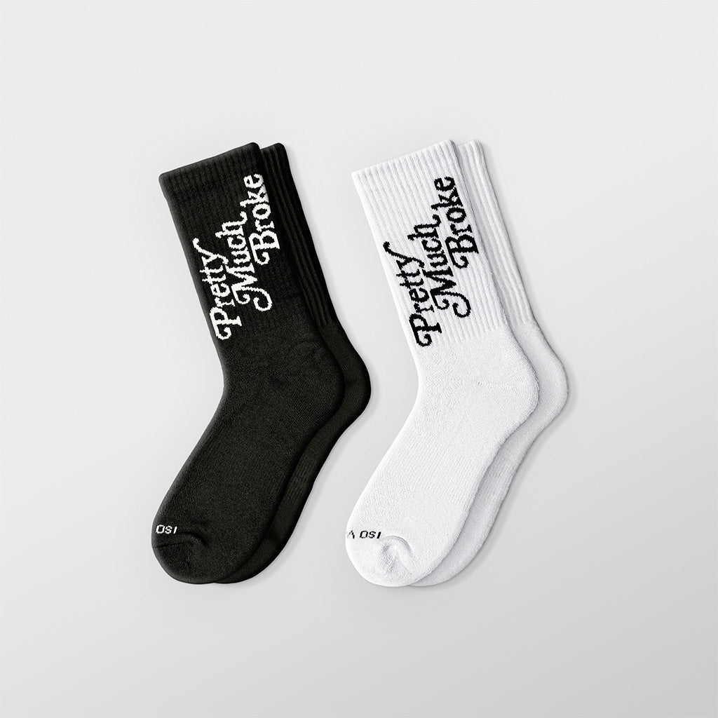 Pretty Much Broke Socks - 2 pack