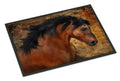Wild Horse Doormat Indoor Outdoor 24H X 36W Front Door Mat Rugs for Entryway, Non Slip Washable Low Pile,