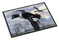 Goldeneye Ducks Flying Doormat Indoor Outdoor 24H X 36W Front Door Mat Rugs for Entryway, Non Slip Washable Low Pile,