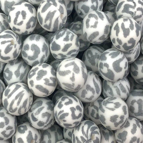 P110 GREY LEOPARD 15MM PRINT (10ct)