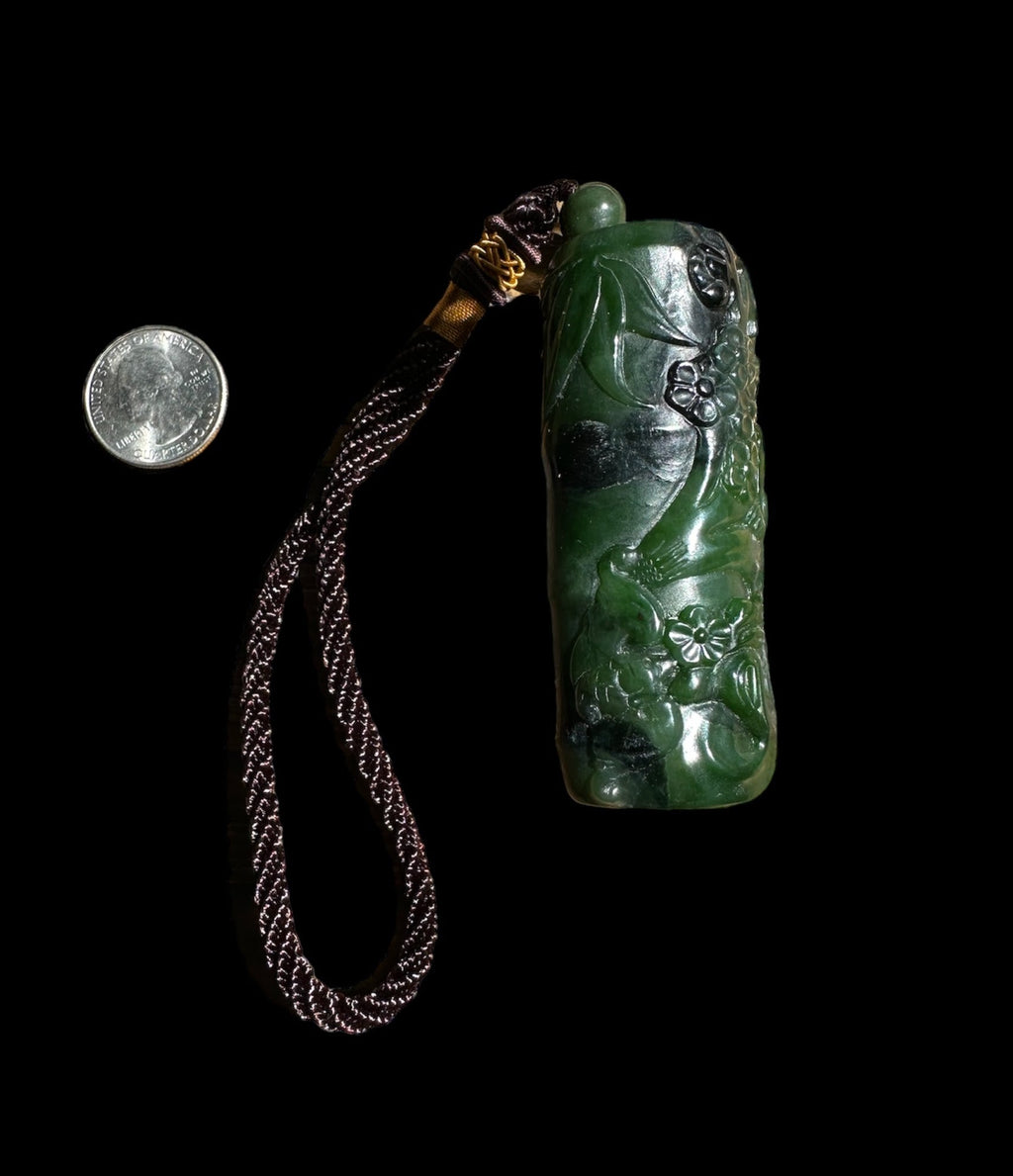High-Quality Canadian Jade Hand Held - 3.25" chip