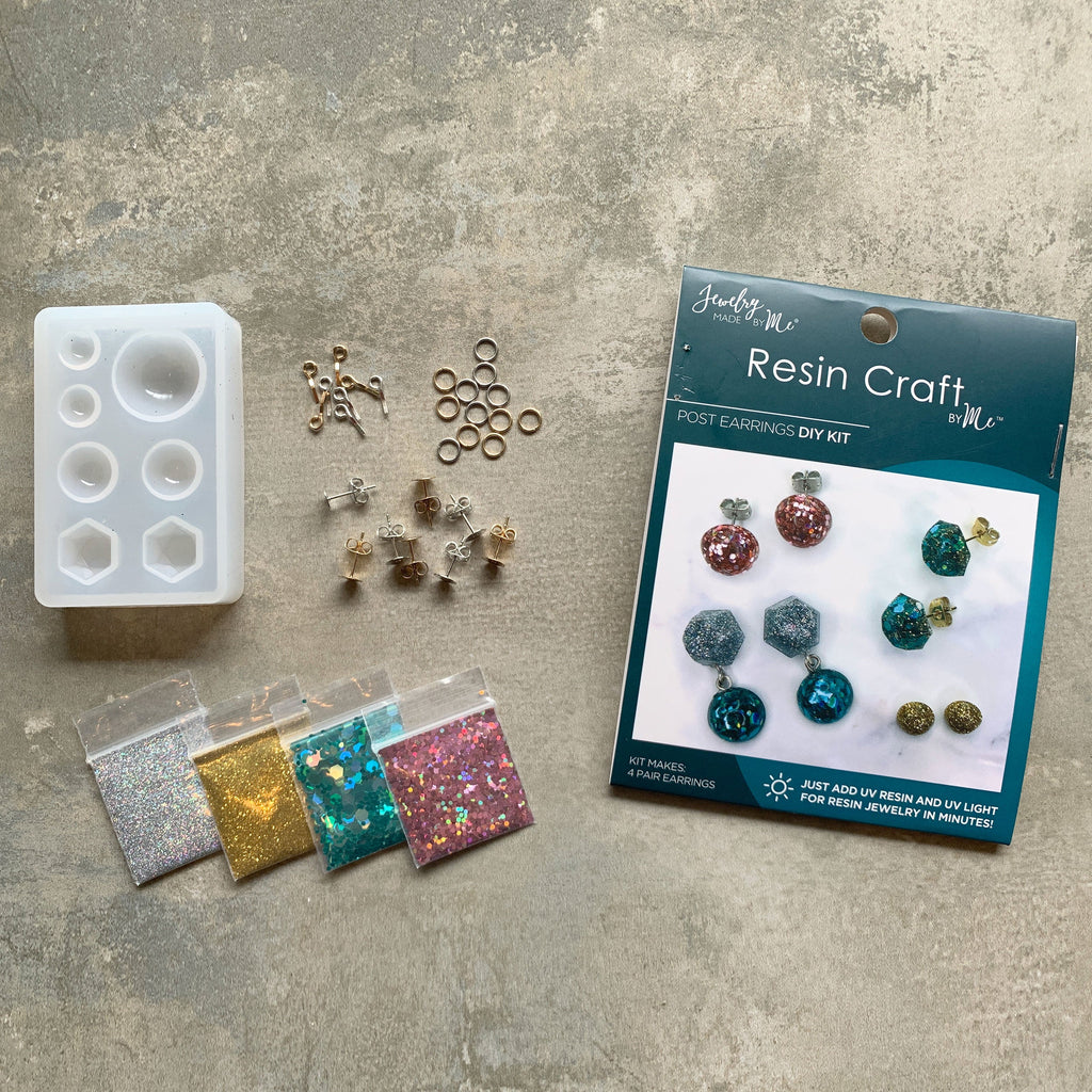 Post Earrings UV Resin DIY Kit
