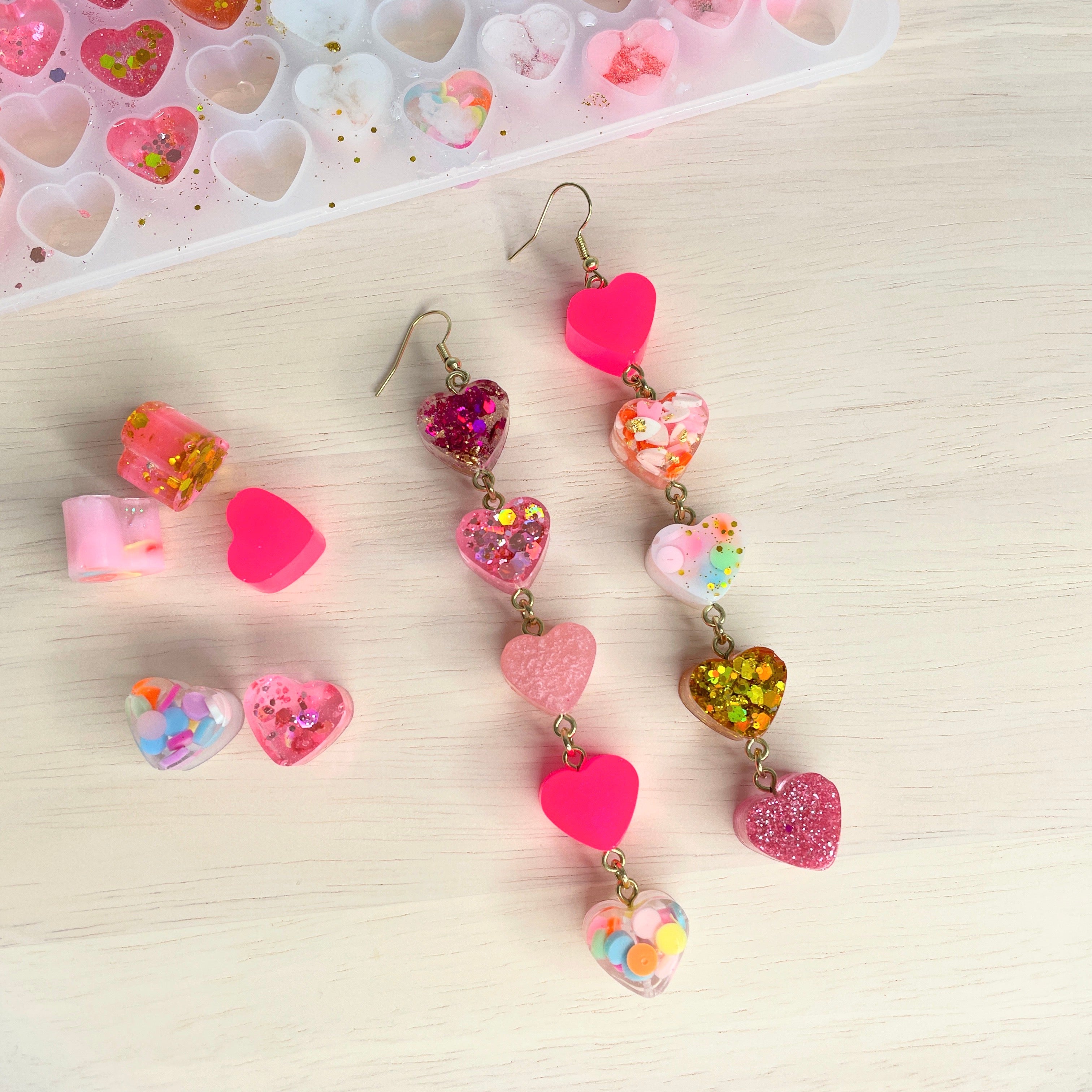 55 Hearts Silicone Mold