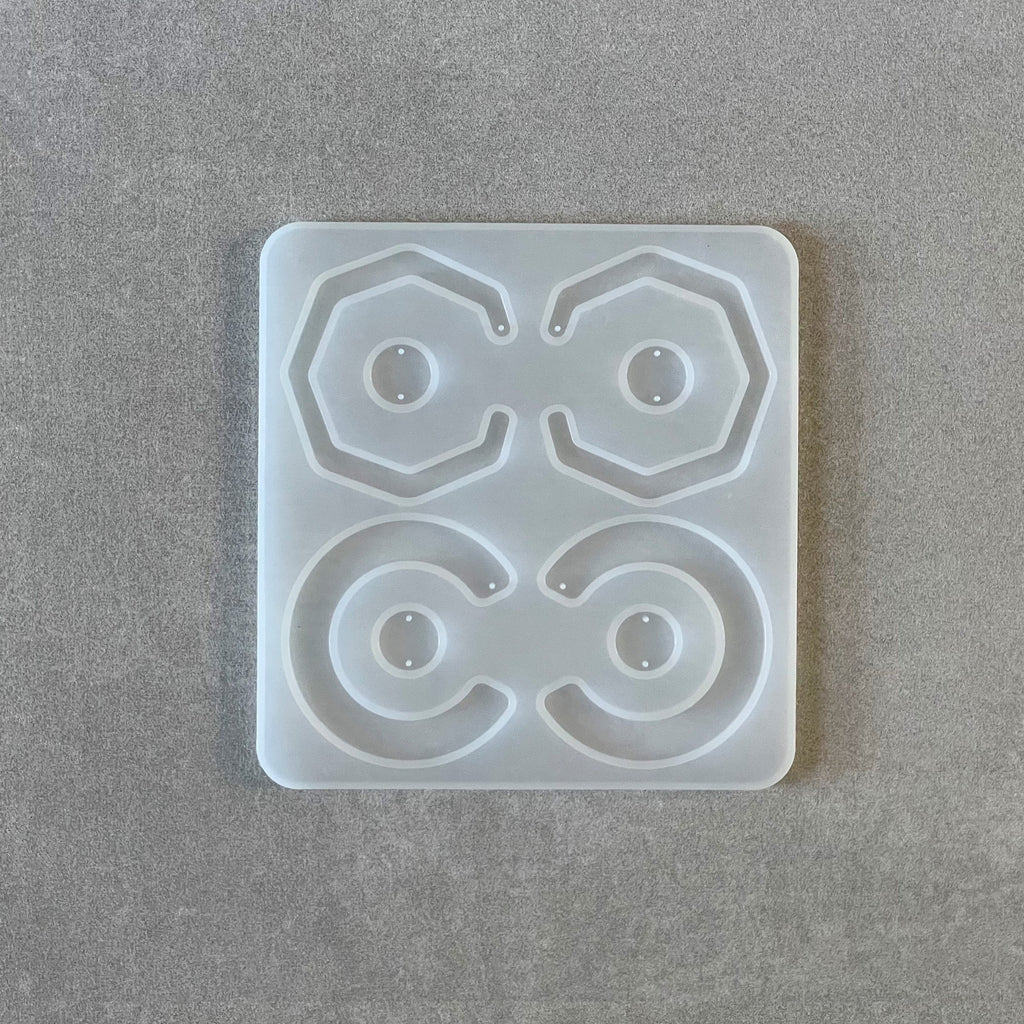 Big Hoop Earrings Silicone Mold