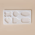 Resin Craft Silicone Tags Mold Pet Collar and Keychain