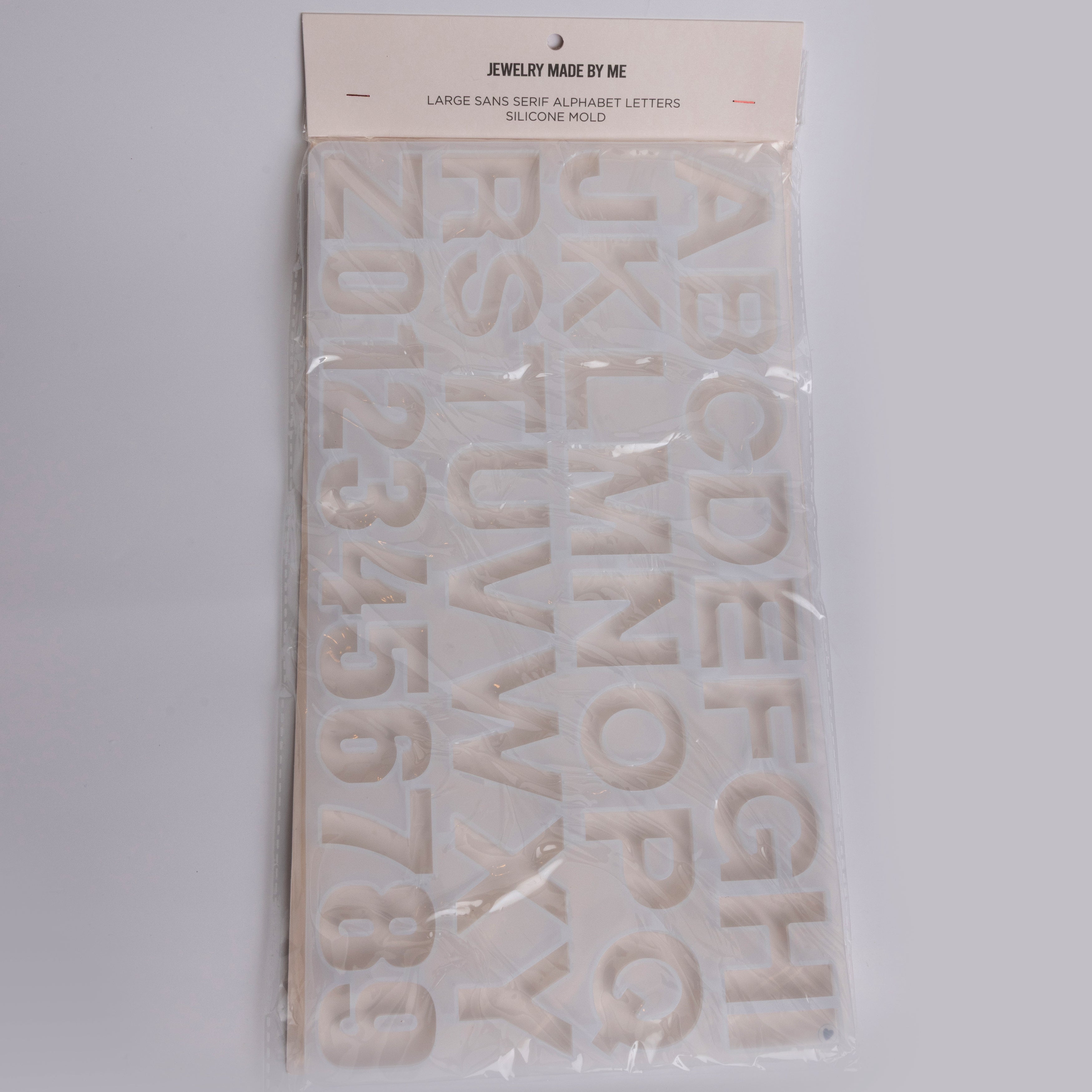 Large Alphabet Letter Charm Silicone Mold Resin Craft DIY