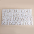 Large Alphabet Letter Charm Silicone Mold Resin Craft DIY