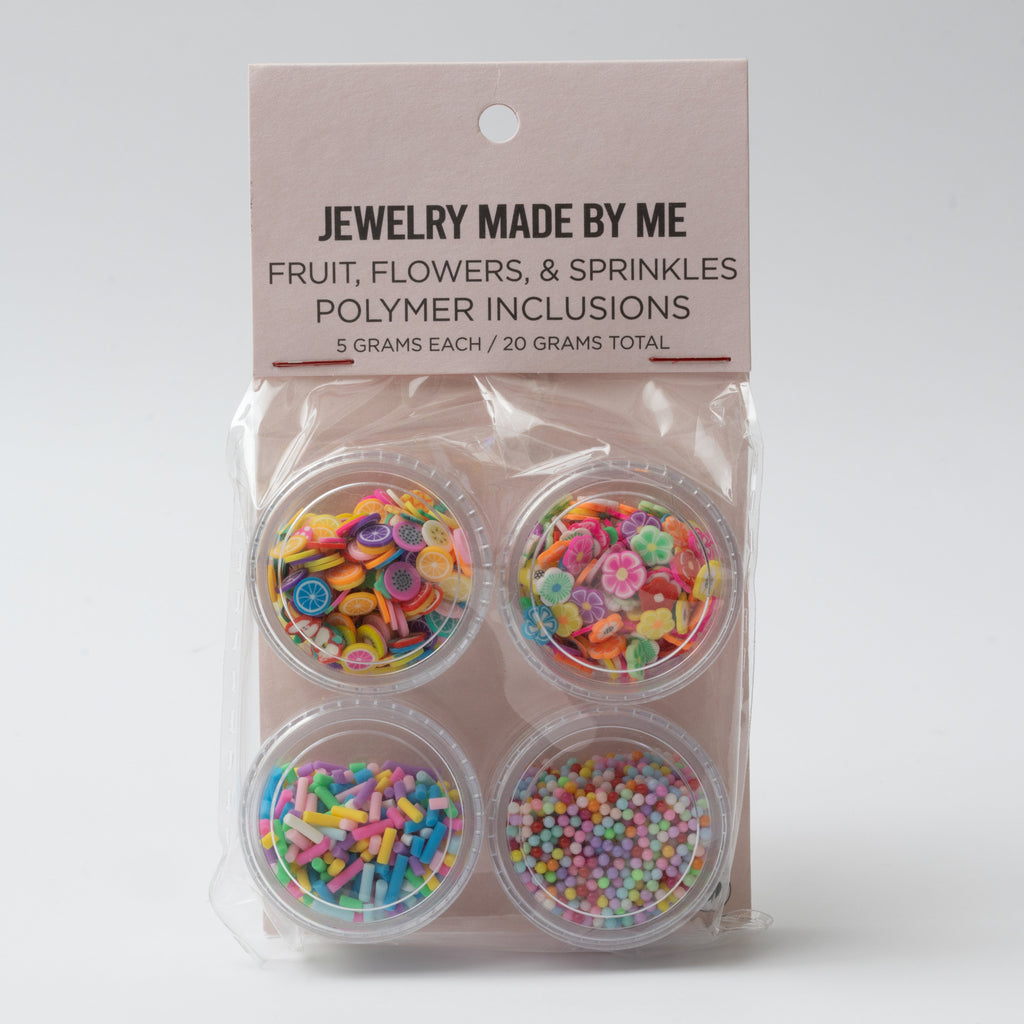 Fruit, Flowers, and Sprinkles Polymer Clay Resin Craft Inclusions