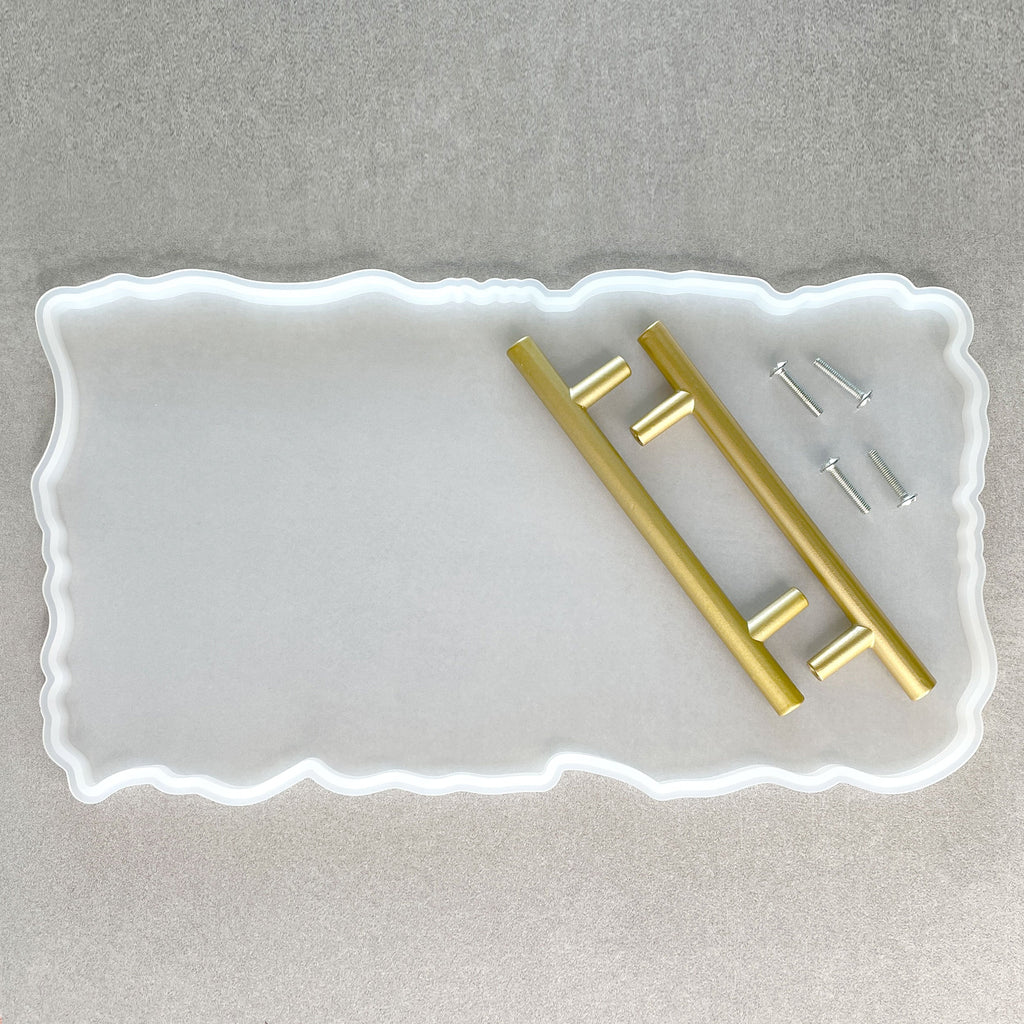 Geode Tray Set Silicone Mold with Handles