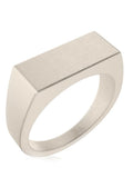 Rectangle Signet Rings (Oxidized)