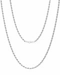 Silver Rope Chain (3mm)