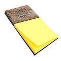 Genuine Cow Boy Branded Watercolor Sticky Note Holder Refillable Dispenser Desk Accessory 3x3 Pad Gift