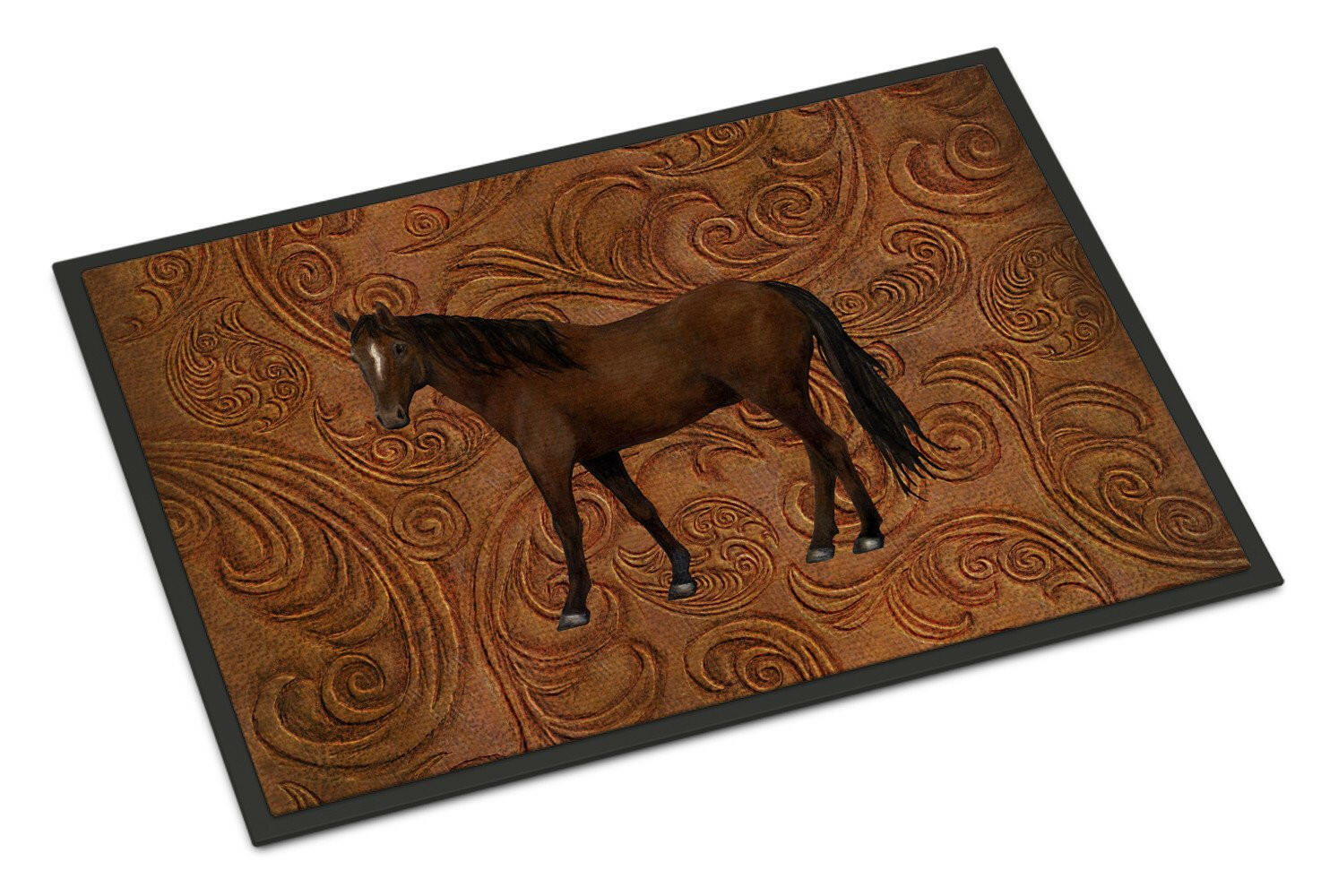 Horse Doormat Indoor Outdoor 24H X 36W Front Door Mat Rugs for Entryway, Non Slip Washable Low Pile,