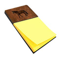 Horse Watercolor Sticky Note Holder Refillable Dispenser Desk Accessory 3x3 Pad Gift