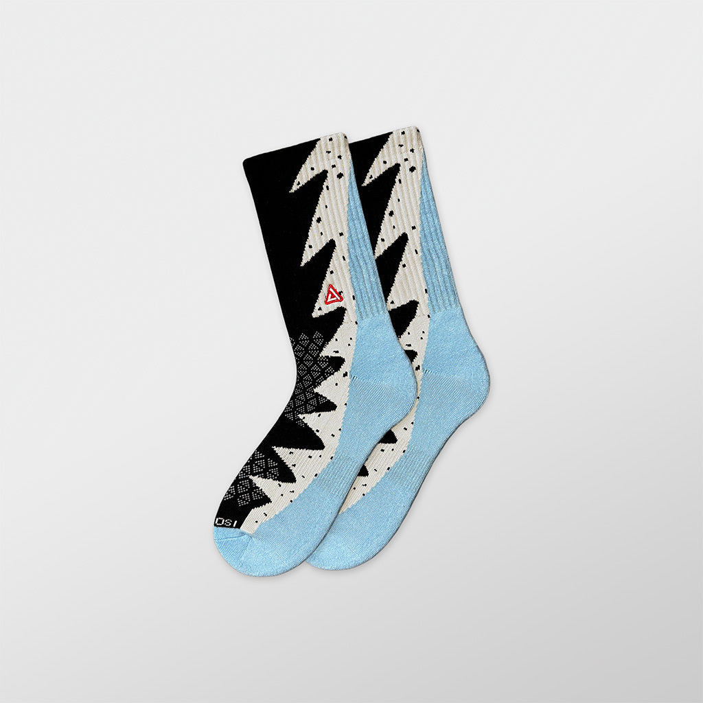 SNKR Socks - Black Metallic 5