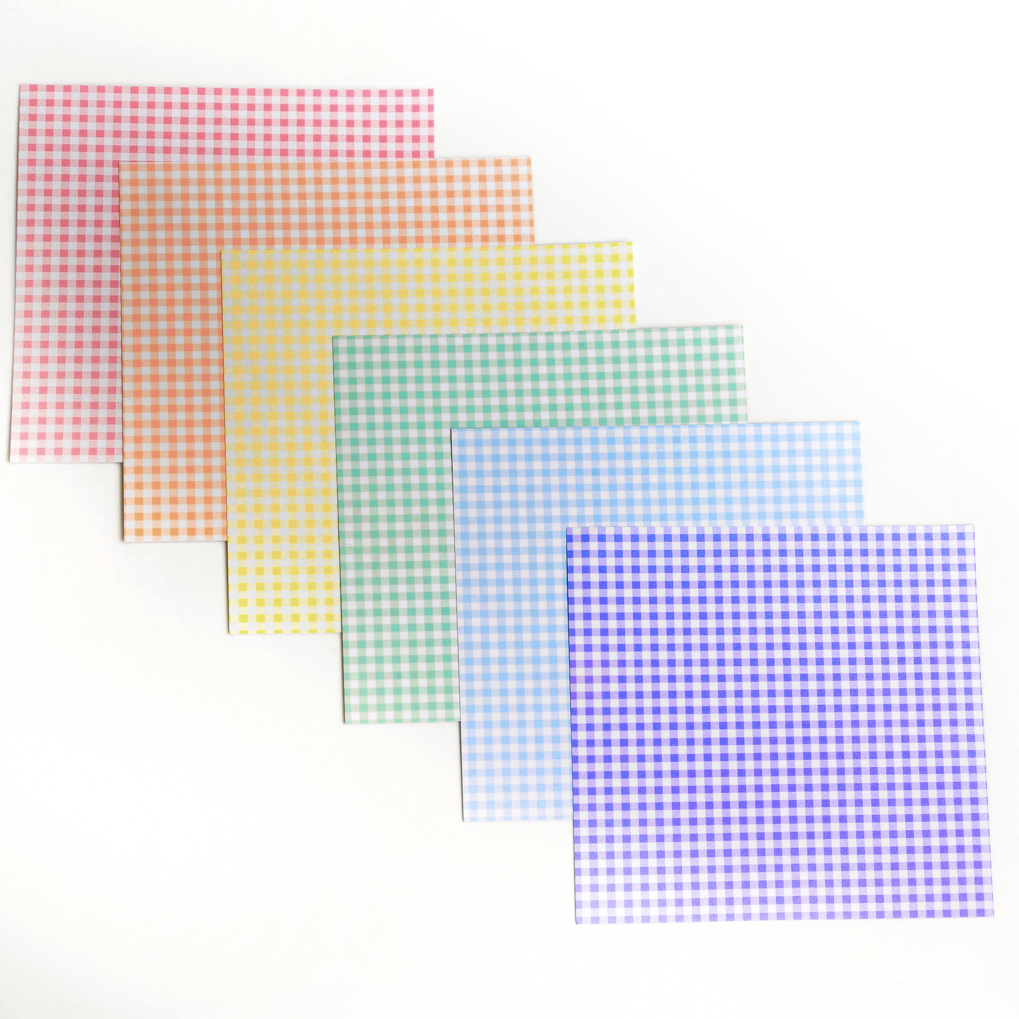 Pastel Gingham 6x6 Paper Pack Everett Rd. by Cathe Holden