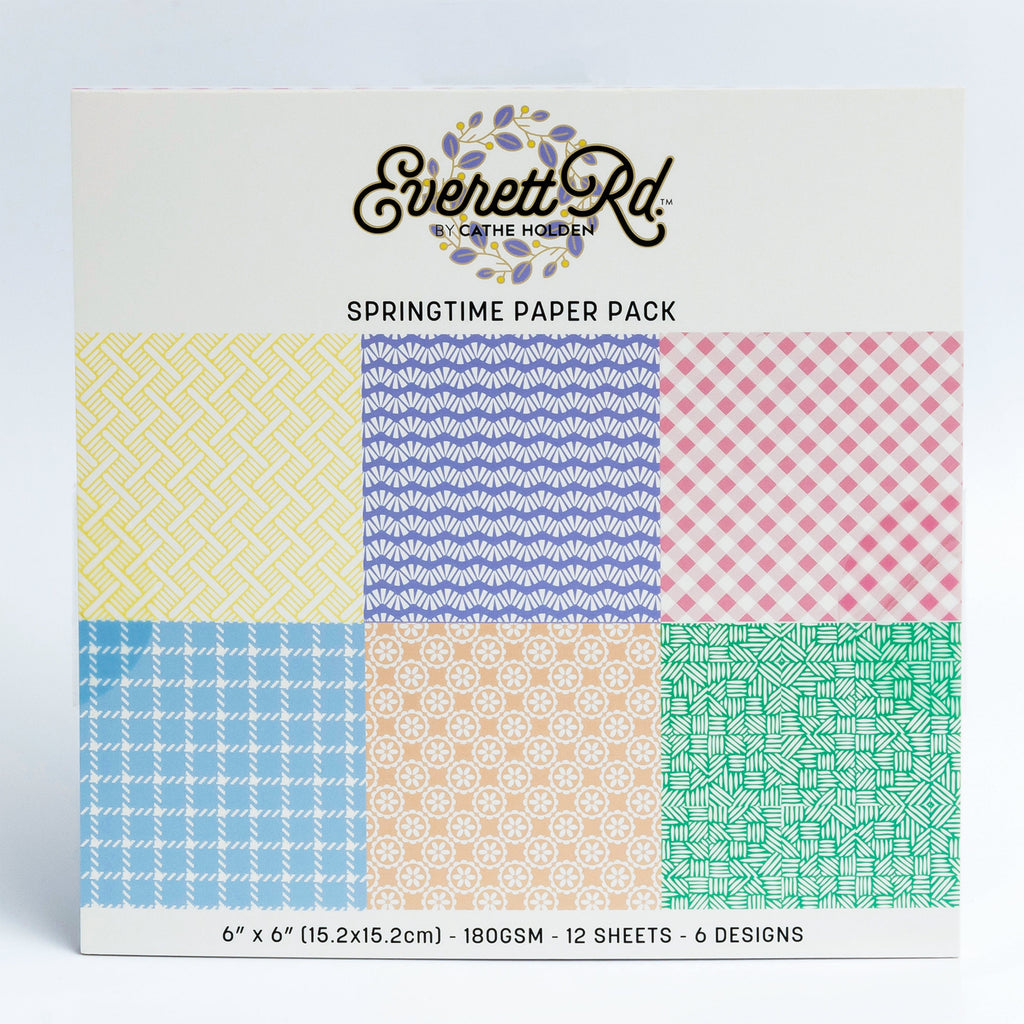 Pastel Prints 6x6 Paper Pack Everett Rd. by Cathe Holden