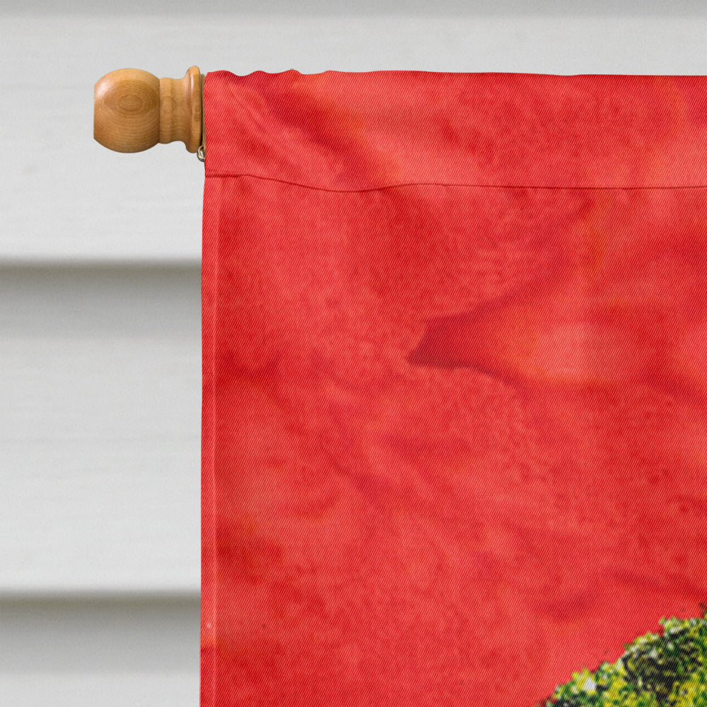 Sussex Spaniel Cristmas Wreath House Flag 28x40 Porch Sleeve Pole Decorative Outside Yard Banner Artwork Wall Hanging, Polyester
