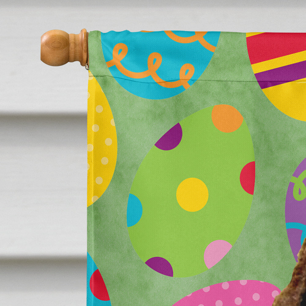 Springer Spaniel Easter Eggtravaganza House Flag 28x40 Porch Sleeve Pole Decorative Outside Yard Banner Artwork Wall Hanging, Polyester
