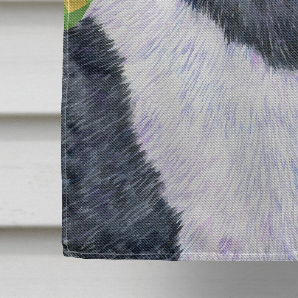 Akita Easter Eggtravaganza House Flag 28x40 Porch Sleeve Pole Decorative Outside Yard Banner Artwork Wall Hanging, Polyester