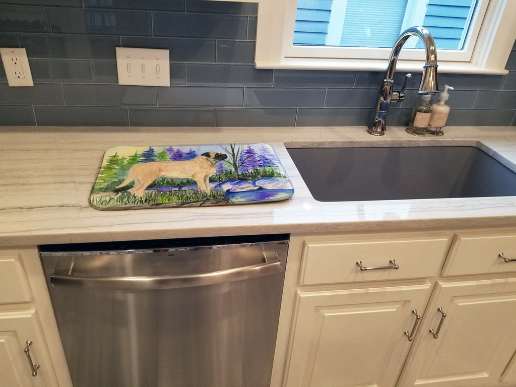 Mastiff Dish Drying Mat Absorbent Dish Drying Mat Pad for Kitchen Counter Dish Drainer Mat for Countertop, 14 x 21", Multicolor