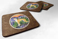 Italian Greyhound Foam Coasters Set of 4 Cup Coasters for Indoor Outdoor, Tabletop Protection, Anti Slip, Mouse pad Material
