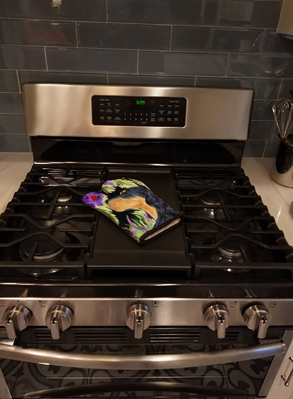 Gordon Setter Oven Mitt Heat Resistant Thick Oven Mitt for Hot Pans and Oven, Kitchen Mitt Protect Hands, Cooking Baking Glove