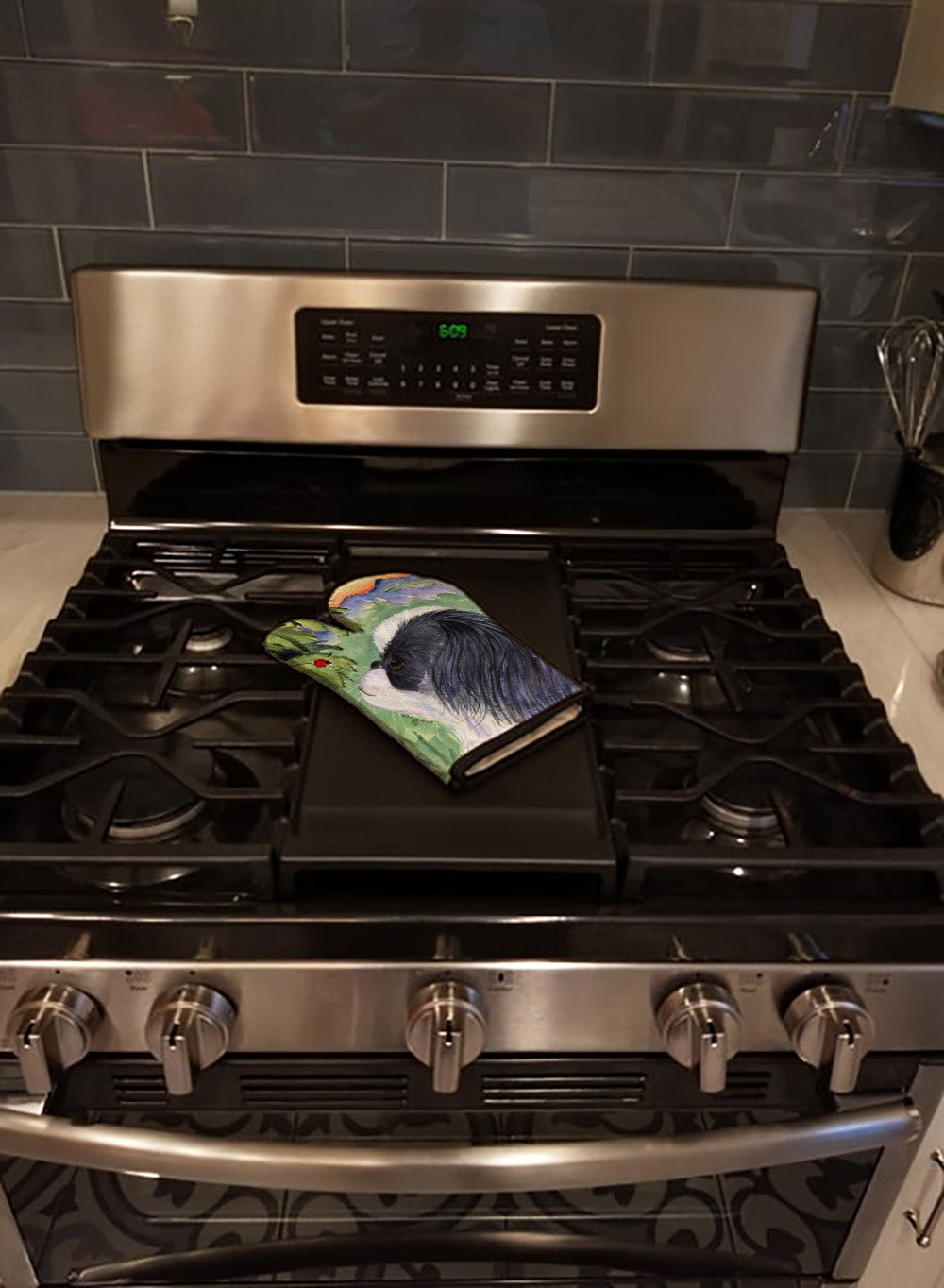 Japanese Chin Oven Mitt Heat Resistant Thick Oven Mitt for Hot Pans and Oven, Kitchen Mitt Protect Hands, Cooking Baking Glove