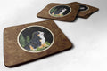 Starry Night Bernese Mountain Dog Foam Coasters Set of 4 Cup Coasters for Indoor Outdoor, Tabletop Protection, Anti Slip, Mouse pad Material