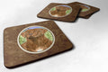 Chesapeake Bay Retriever Foam Coasters Set of 4 Cup Coasters for Indoor Outdoor, Tabletop Protection, Anti Slip, Mouse pad Material