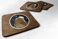 Springer Spaniel Foam Coasters Set of 4 Cup Coasters for Indoor Outdoor, Tabletop Protection, Anti Slip, Mouse pad Material