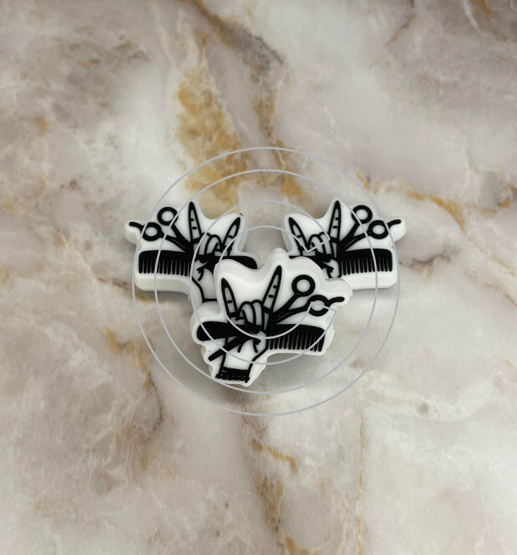 *EXCLUSIVE DESIGN* ROCKER CHICK HAIR STYLIST SILICONE FOCAL D559 (1ct)