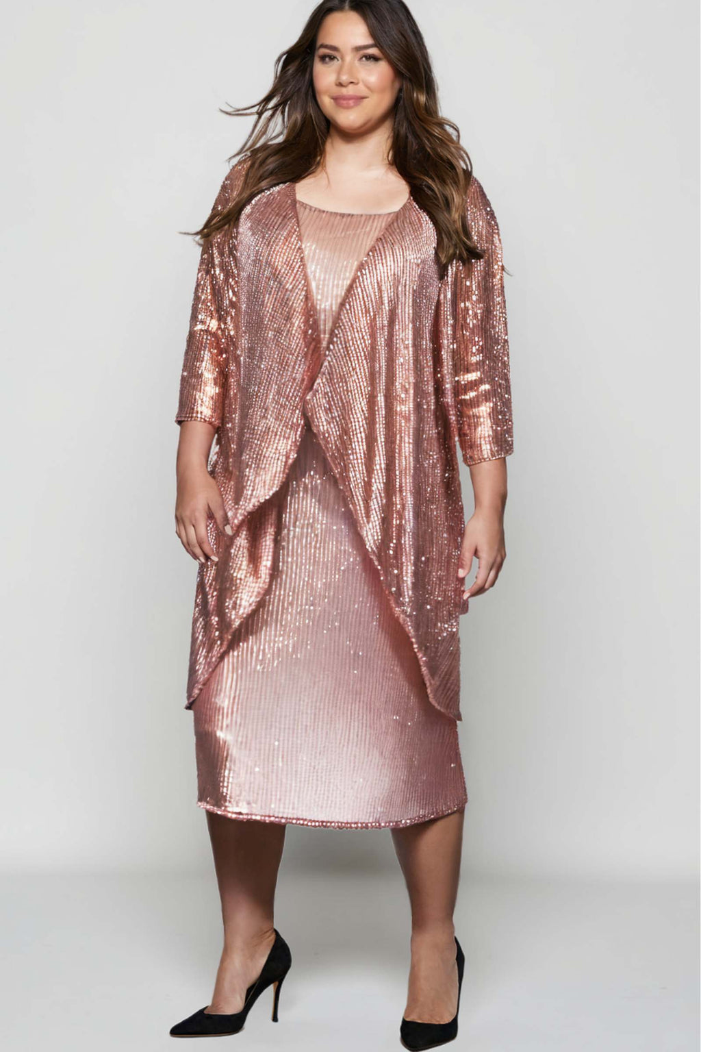 Amoris T9001 Semi-Formal Evening 2-Piece Gown
