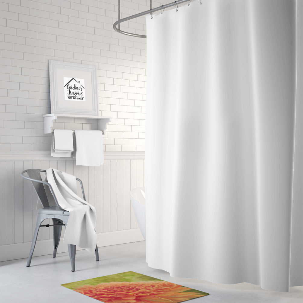 Floral by Malenda Trick Memory Foam Kitchen Mat Machine Washable Anti-Fatigue Cushion Comfort Bath or Kitchen Rug