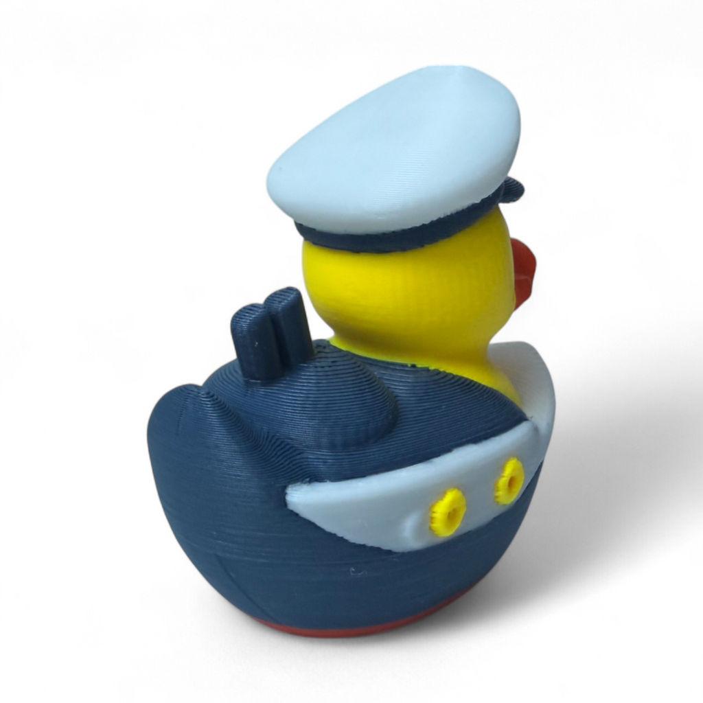 The Official Cruise Duck 3D Printed Adventure-Themed PLA Based Duck