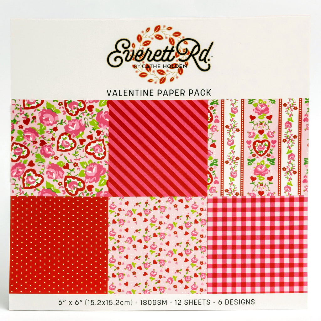 Valentine 6x6 Paper Pack Everett Rd. by Cathe Holden