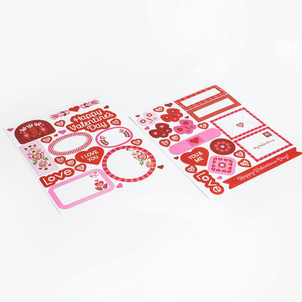 Valentine Gift Tag Stickers Everett Rd. by Cathe Holden