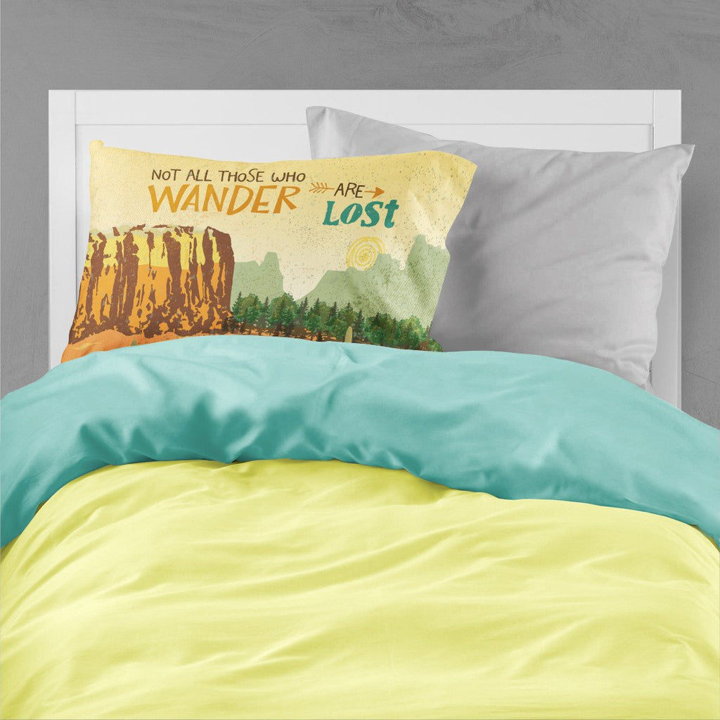 Airstream Camper Camping Wander Standard Pillowcase Lightweight Super Soft Easy Care Decorative Artwork Pillowcase, Standard
