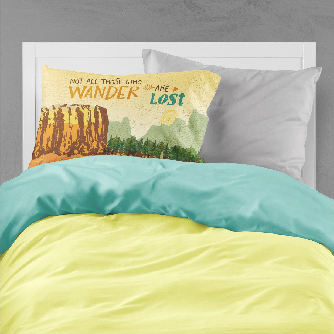 RV Camper Camping Wander Standard Pillowcase Lightweight Super Soft Easy Care Decorative Artwork Pillowcase, Standard