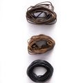 Tan, Brown, Black Wax Cord, 15yd