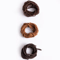 Tan, Brown and Dark Brown Sueded Cording, 12yd