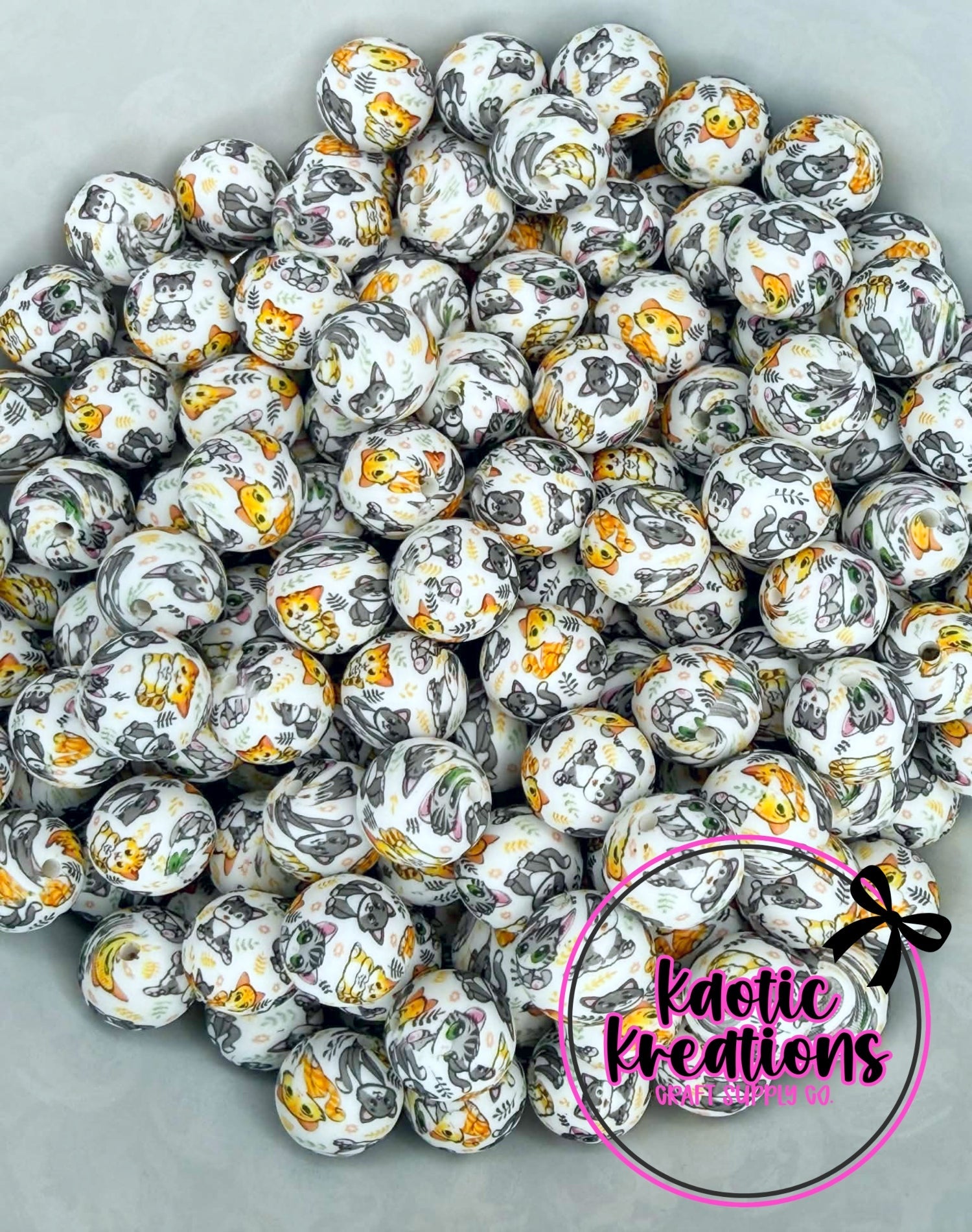 P733 KITTENS 15MM PRINT (10ct)